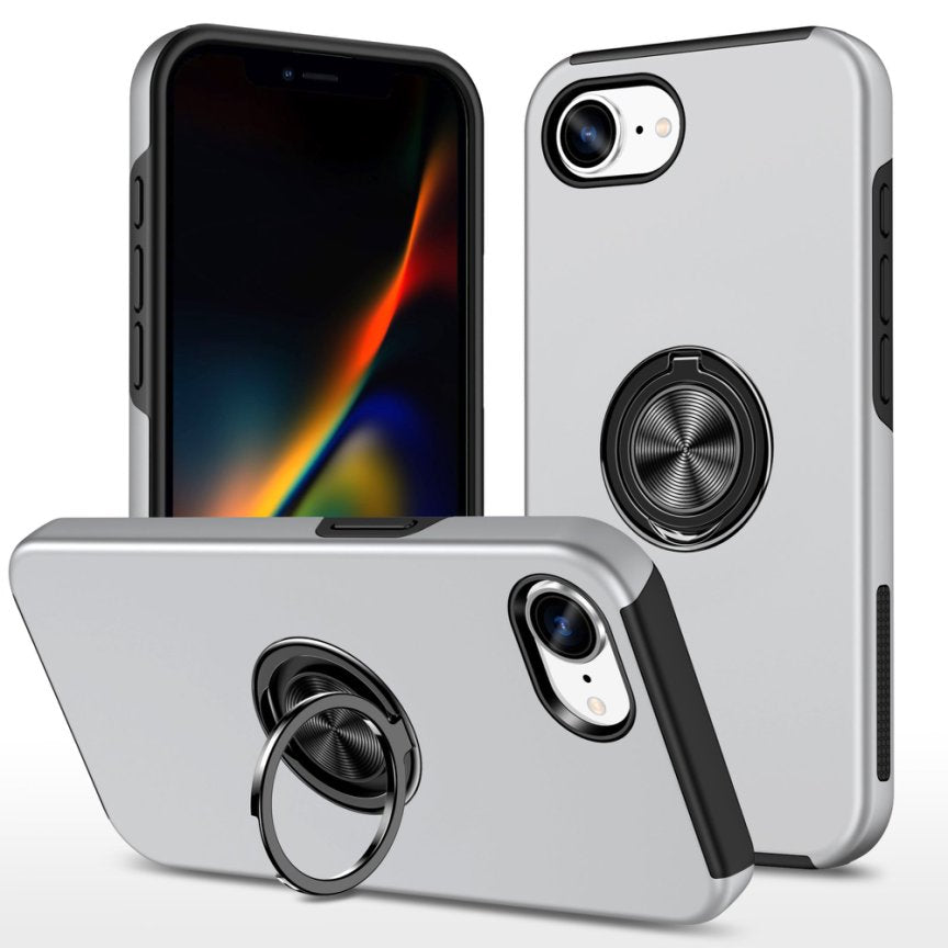 SILVER Invisible Ring Case for APPLE IPHONE 16E