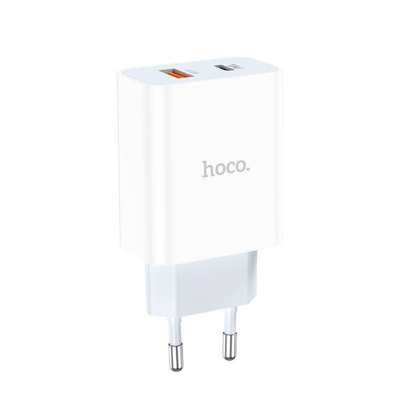 C97 Dual-Port 20W PD + QC3.0 Fast Charger with USB-C to USB-C Cable Set‚ HOCO.