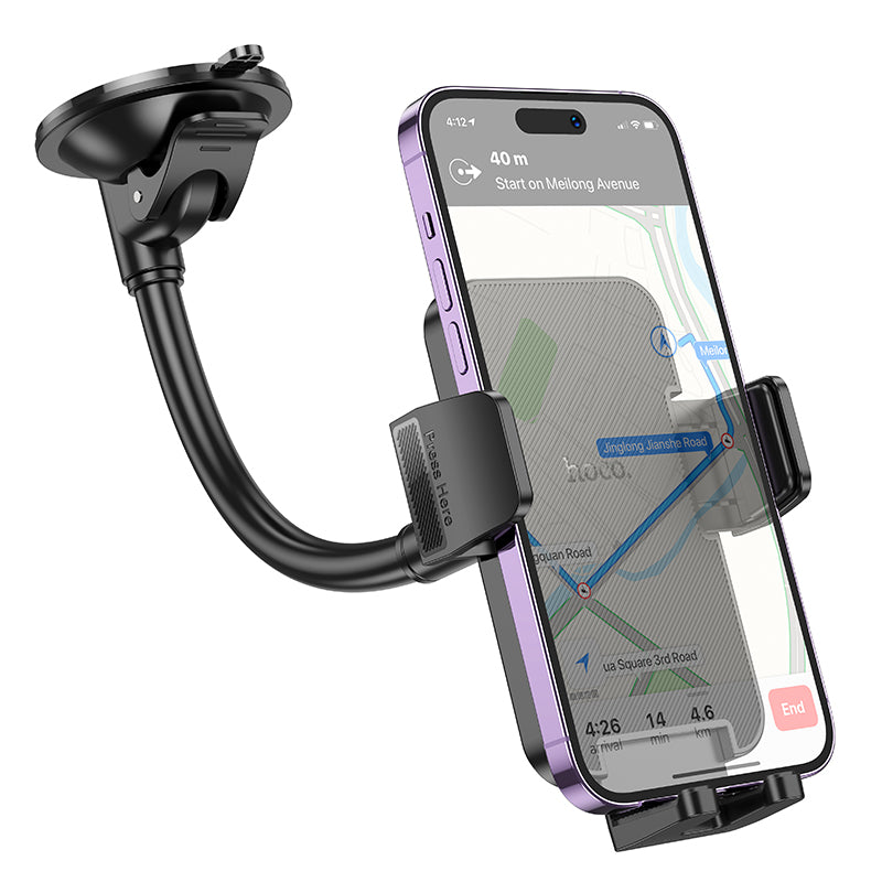 H38 Magnetic Mount WindShield Phone Holder Black Hoco