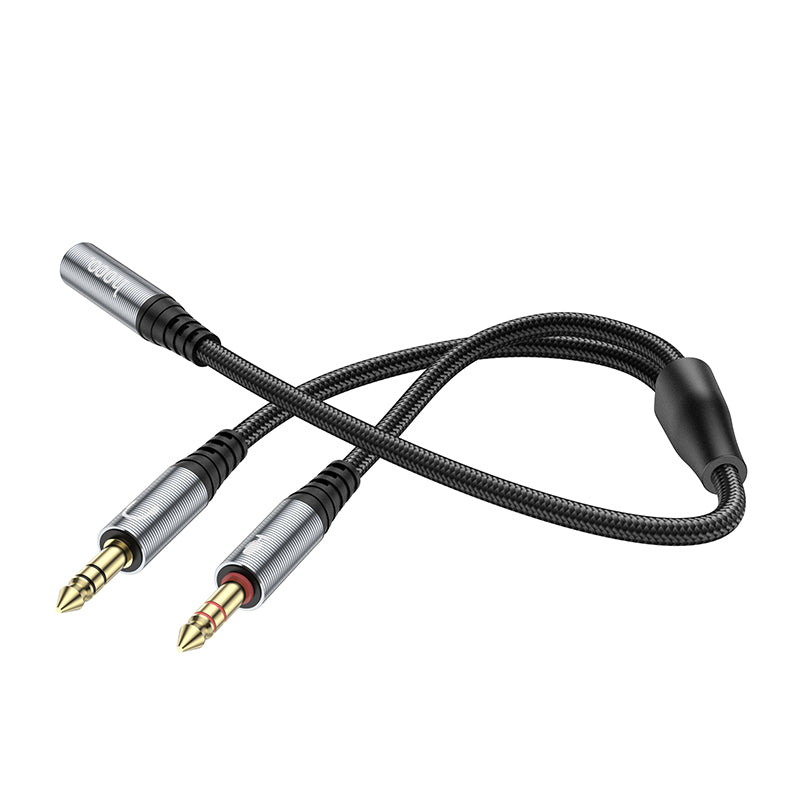 UPA21 2-in-1 3.5mm Audio Adapter Cable ‚ Female to Dual Male (Headset & Microphone Splitter) HOCO