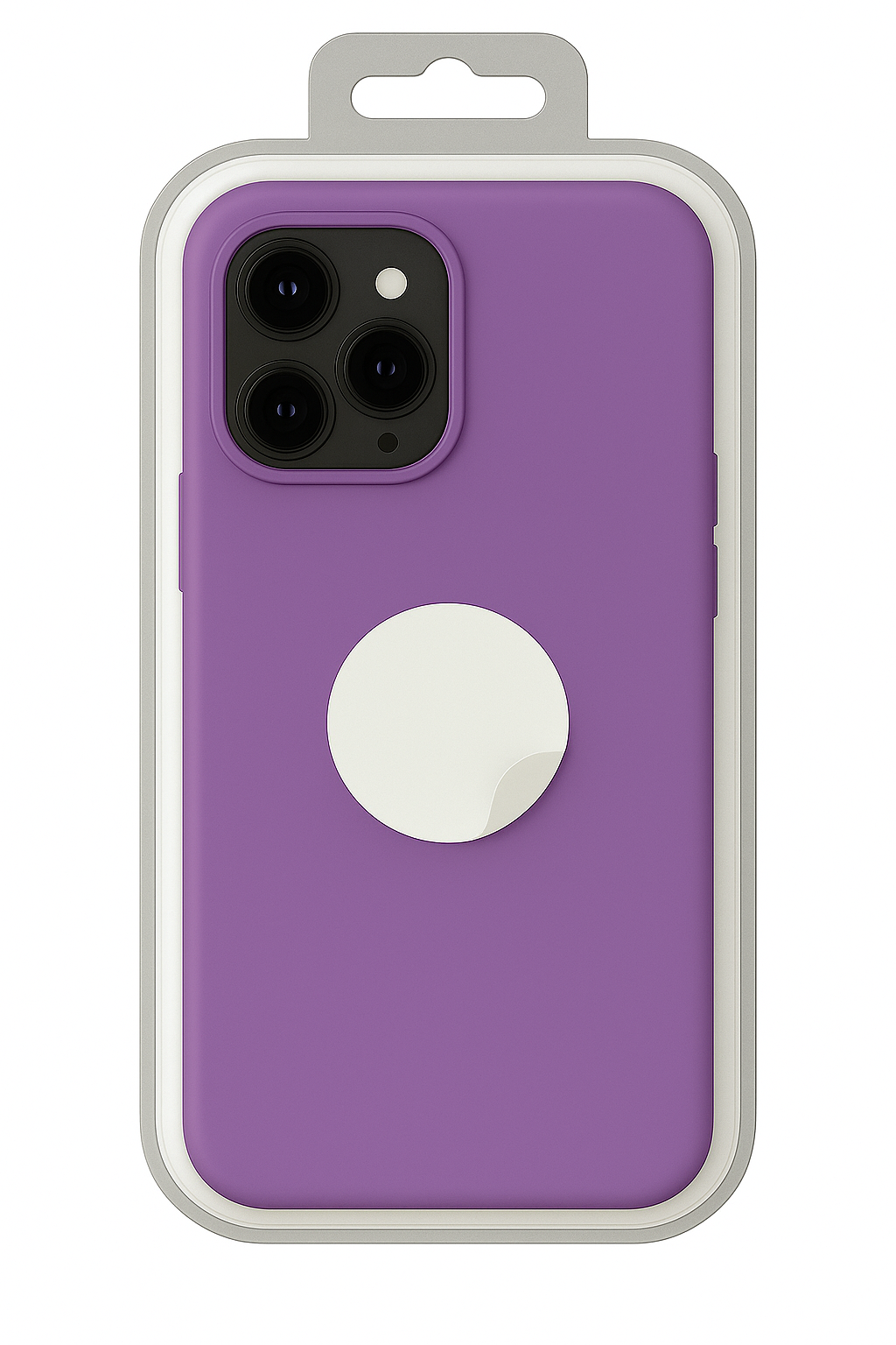 PURPLE Silicone Case for Apple iPhone 15 Pro Max