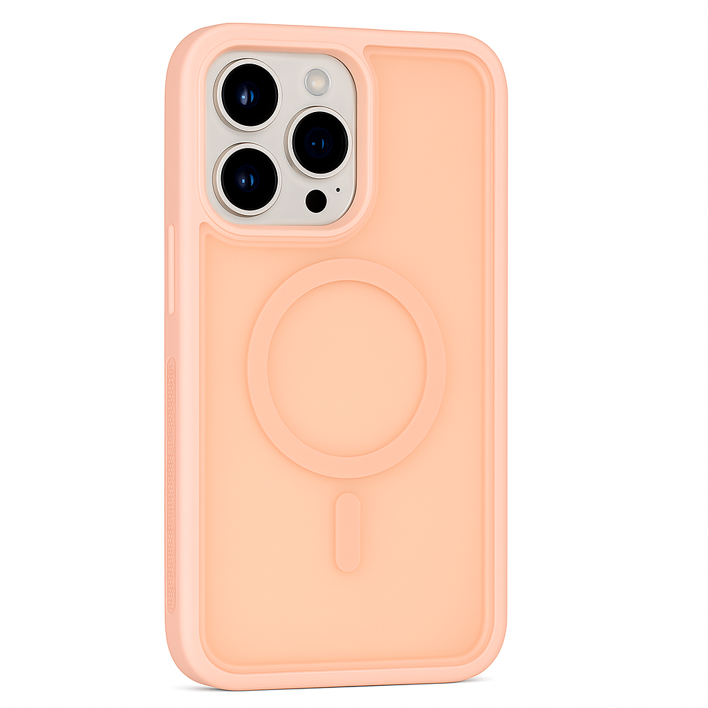 PINK Magsafe Frosted Armor Case for IPHONE 16 PRO MAX