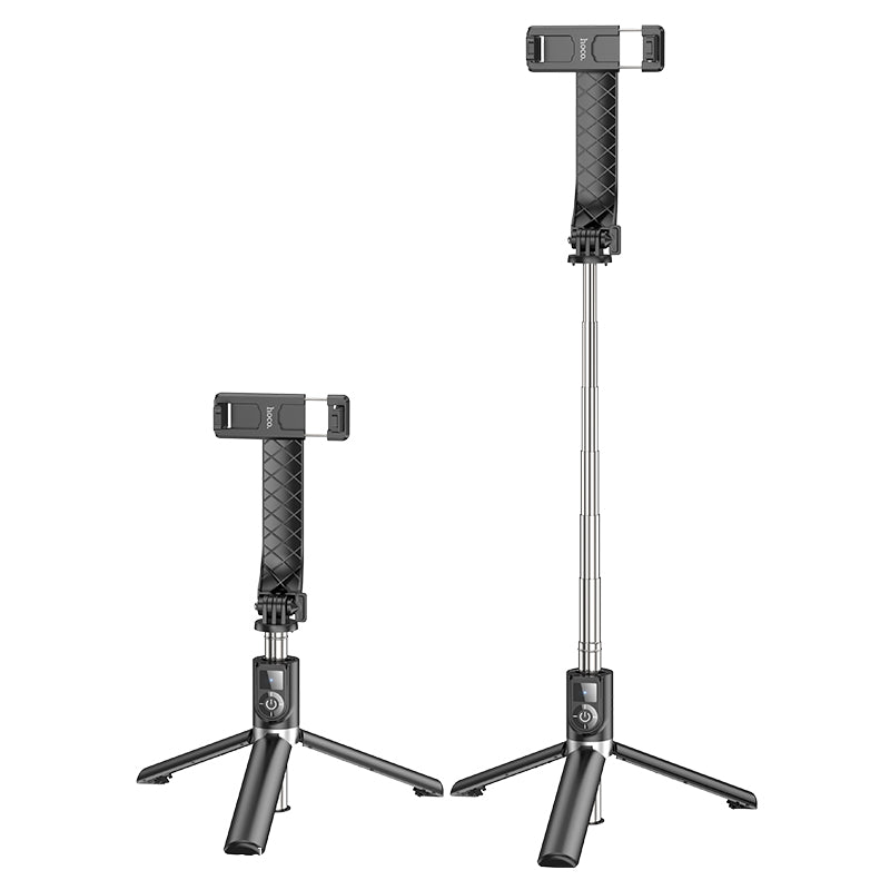 K20 Selfie Stick + Tripod Wireless Monopod Black Hoco
