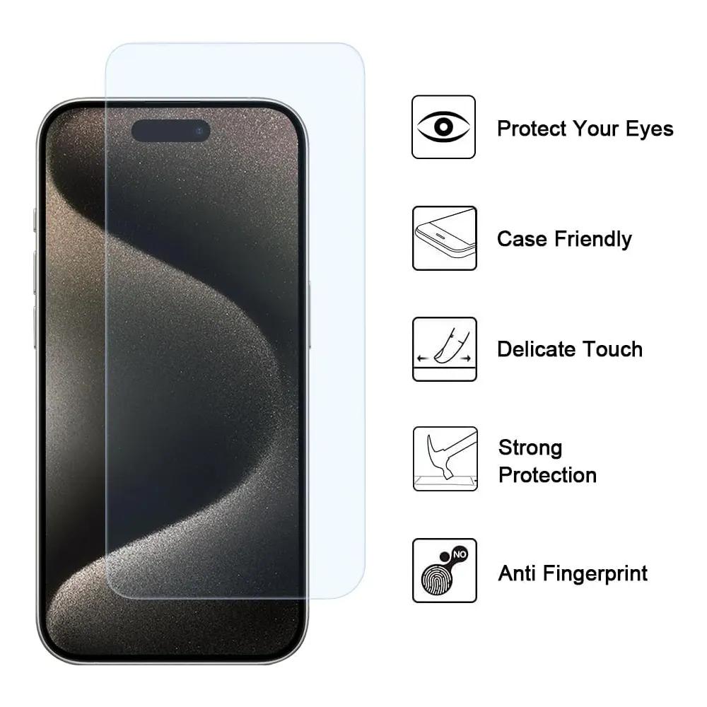 Premium Pack Of 10 Clear Screen Protector Glass for Apple Iphone 12 / 12 Pro