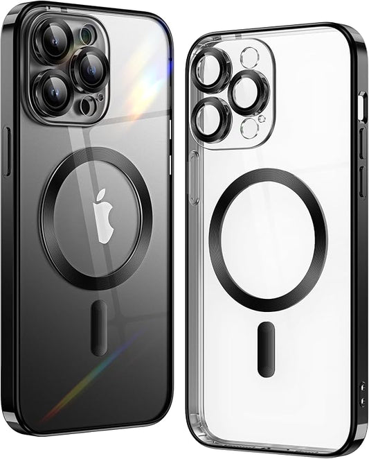 iPhone 11 Pro Black Electro MagSafe Case With Camera Glass Protection