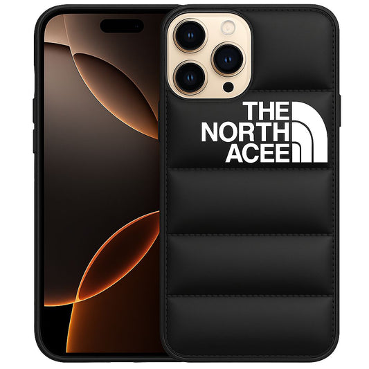 Black NF Puffer Case for Apple iPhone 16