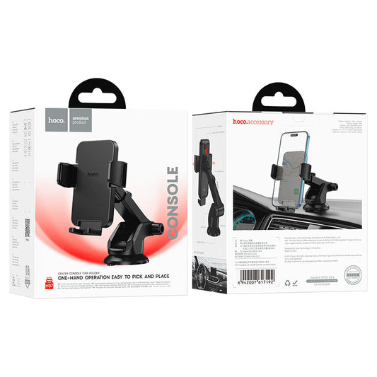 H37 Magnetic Mount WindShield Phone Holder Black Hoco