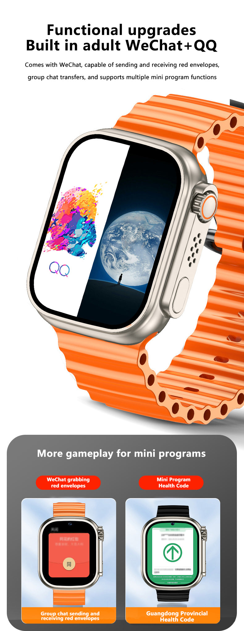 GT8 Andowl Smart Watch (Black) – 1.28" Full Touch Display, Bluetooth Calling, Heart Rate Monitor, IP67 Waterproof