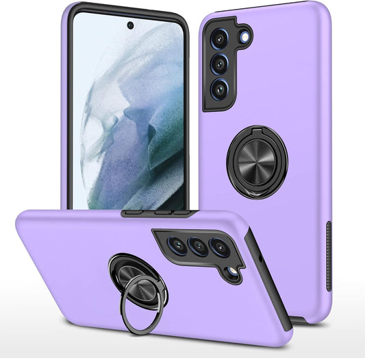Light Purple Invisible Ring Case for Samsung S24 Ultra