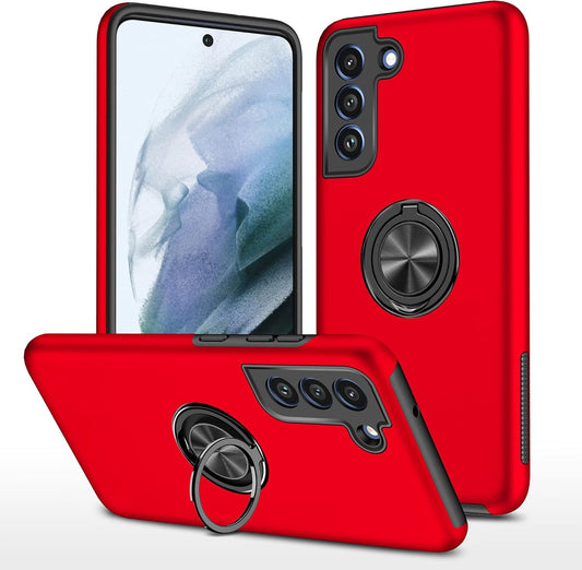 Red Invisible Ring Case for Samsung S24