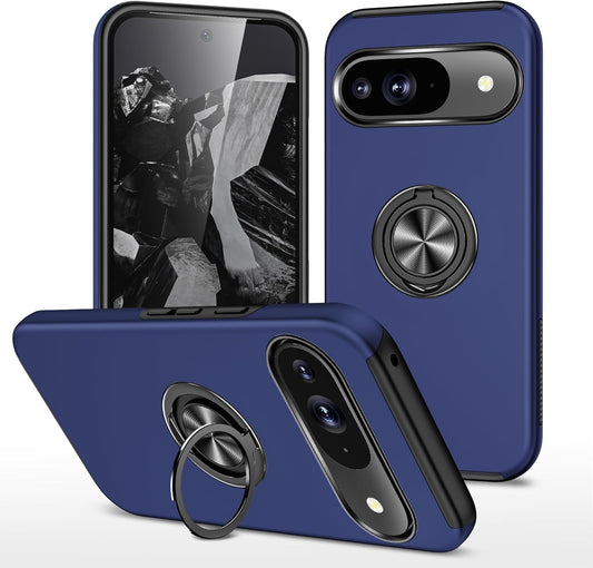 Navy Invisible Ring Case for Google Pixel 9 Pro/XL