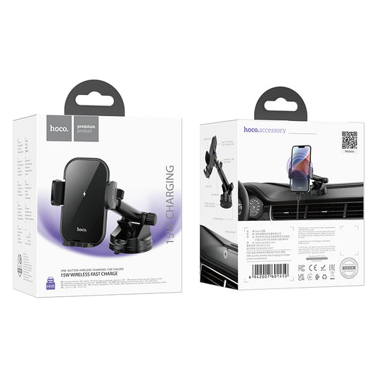 HW5 Journey wireless fast charging car holder(Dashboard console) HOCO