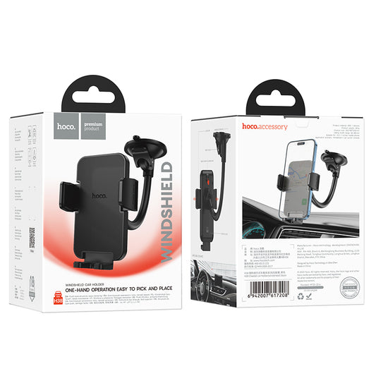 H38 Magnetic Mount WindShield Phone Holder Black Hoco