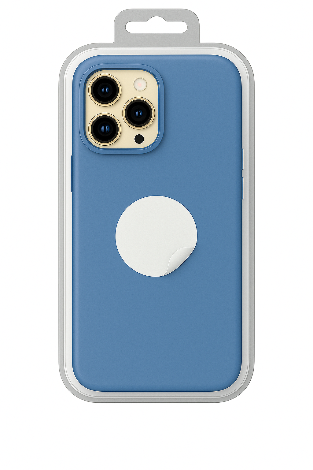 Blue Silicone Case for Apple iPhone 14 Pro