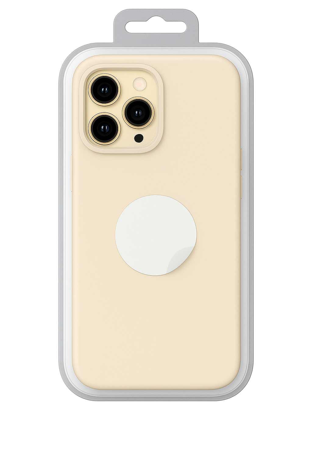Light Beige Silicone Case for Apple iPhone XR