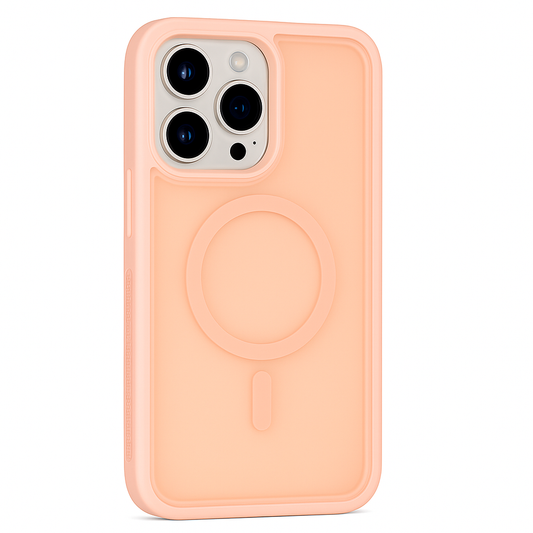 PINK Magsafe Frosted Armor Case for IPHONE 16 PRO MAX