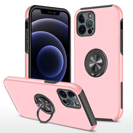 Rose Gold Invisible Ring Case for Apple iPhone 14 PRO