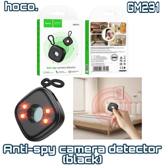 GM231 Anti-Spy Camera Detector – Black, Multi-Mode Scanning | HOCO