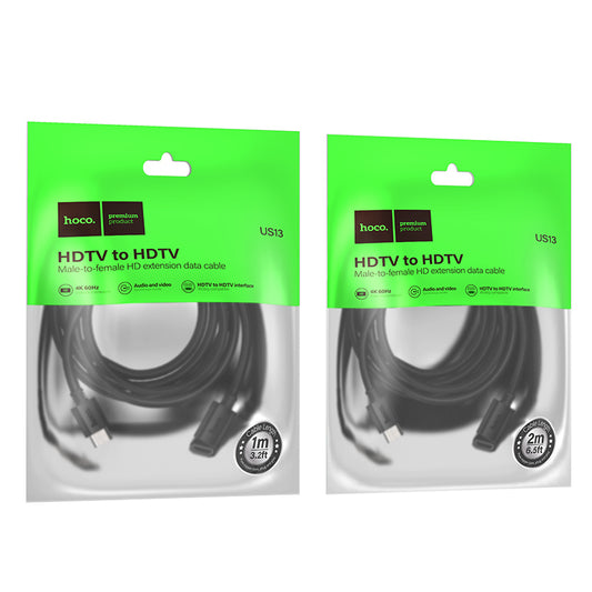 US13 4K HDMI Extender ‚ 2m, Male to Female, High-Speed Video & Audio Hoco