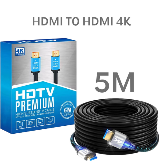 4K Ultra HD HDMI to HDMI Cable – 5 Meter High-Speed Video & Audio Transmission