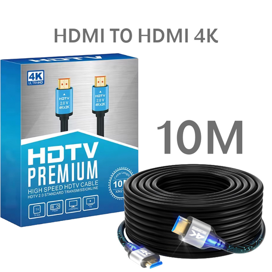 4K Ultra HD HDMI to HDMI Cable – 10 Meter High-Speed Video & Audio Transmission