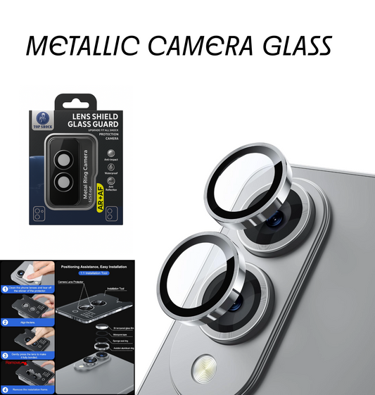 Natural Titanium Camera Ring Protector for Samsung S25 Edge