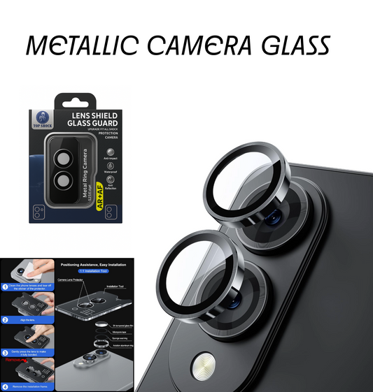 Black Camera Ring Protector for Samsung S25 Edge