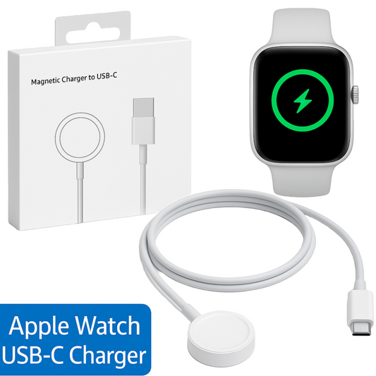 USB-C Magnetic Watch Charger for  I-Watch White