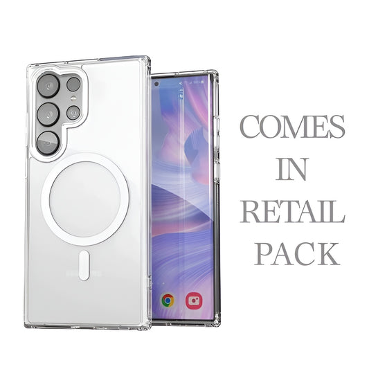 Clear Premium Magsafe Symm Case for Samsung Galaxy S25