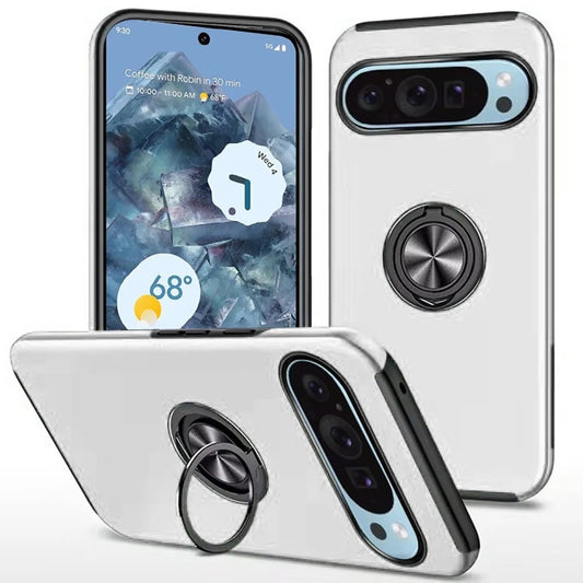 Silver Invisible Ring Case for Google Pixel 9 Pro/XL