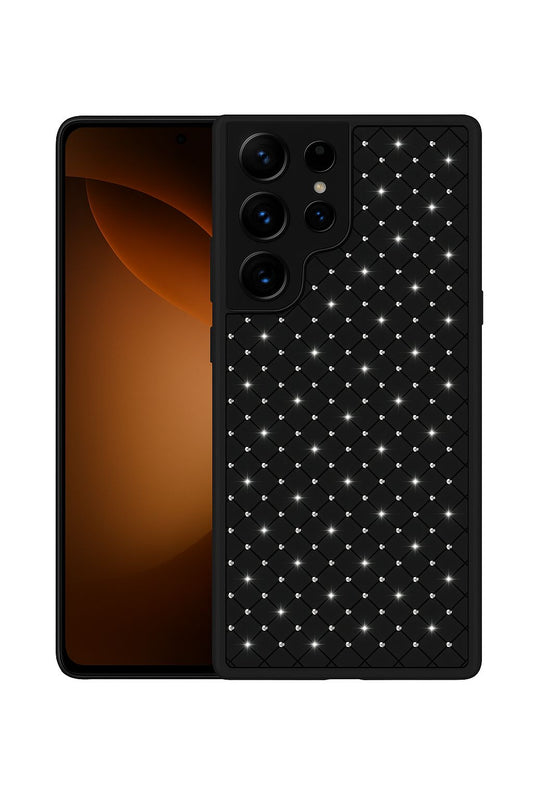 Black Shining Star Skin-Friendly Case For Samsung Galaxy S24