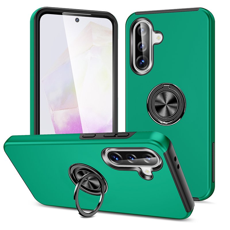GREEN Invisible Ring Case for SAMSUNG A36 / A56