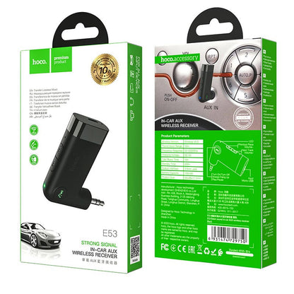 E53 Dawn Sound Bluetooth AUX Receiver ‚ Wireless Audio Adapter for Car & Home Hoco
