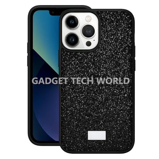 Black Luxury Rhinestone Case for Apple iPhone 14 Pro