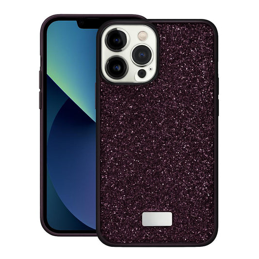 Deep Purple Luxury Rhinestone Case  for Apple iPhone 14 Pro