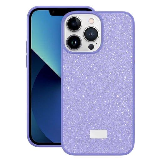 Light Purple Luxury Rhinestone Case  for Apple iPhone 14 Pro