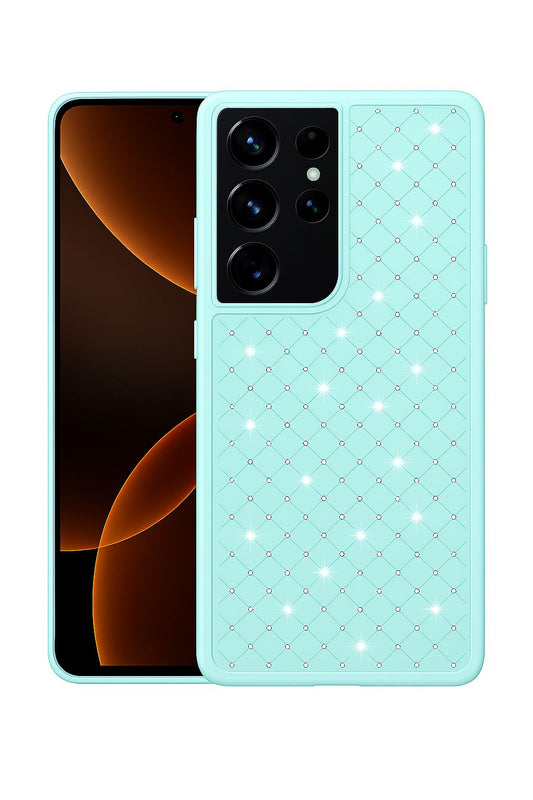Mint Green Shining Star Skin-Friendly Case For Samsung Galaxy S24 Ultra