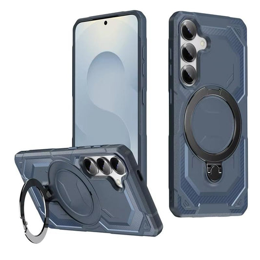 Navy Blue ABS Anti-shock Armor Case for Samsung Galaxy A36
