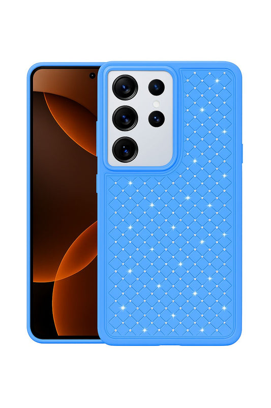 Far Peak Blue Shining Star Skin-Friendly Case For Samsung Galaxy S24 Ultra