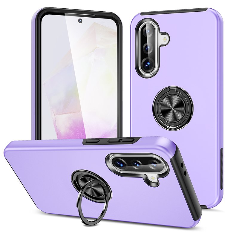 PURPLE Invisible Ring Case for SAMSUNG A36 / A56