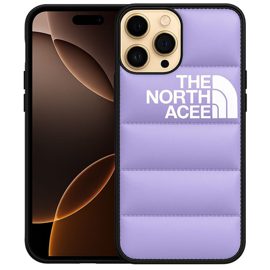 Purple NF Puffer Case for Apple iPhone 16