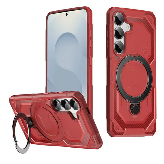Red ABS Anti-shock Armor Case for Samsung Galaxy A36